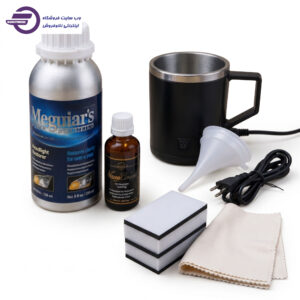 محلول شفاف سازی چراغ خودرو مگویرز آمریکا + نانو سرامیک UV
